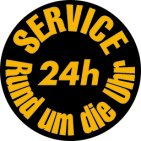 Rund um die Uhr erreichbar